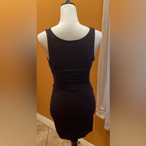 Guess | Women’s Black Sequined Evening Dress Size Small Sleeveless - Picture 8 of 8